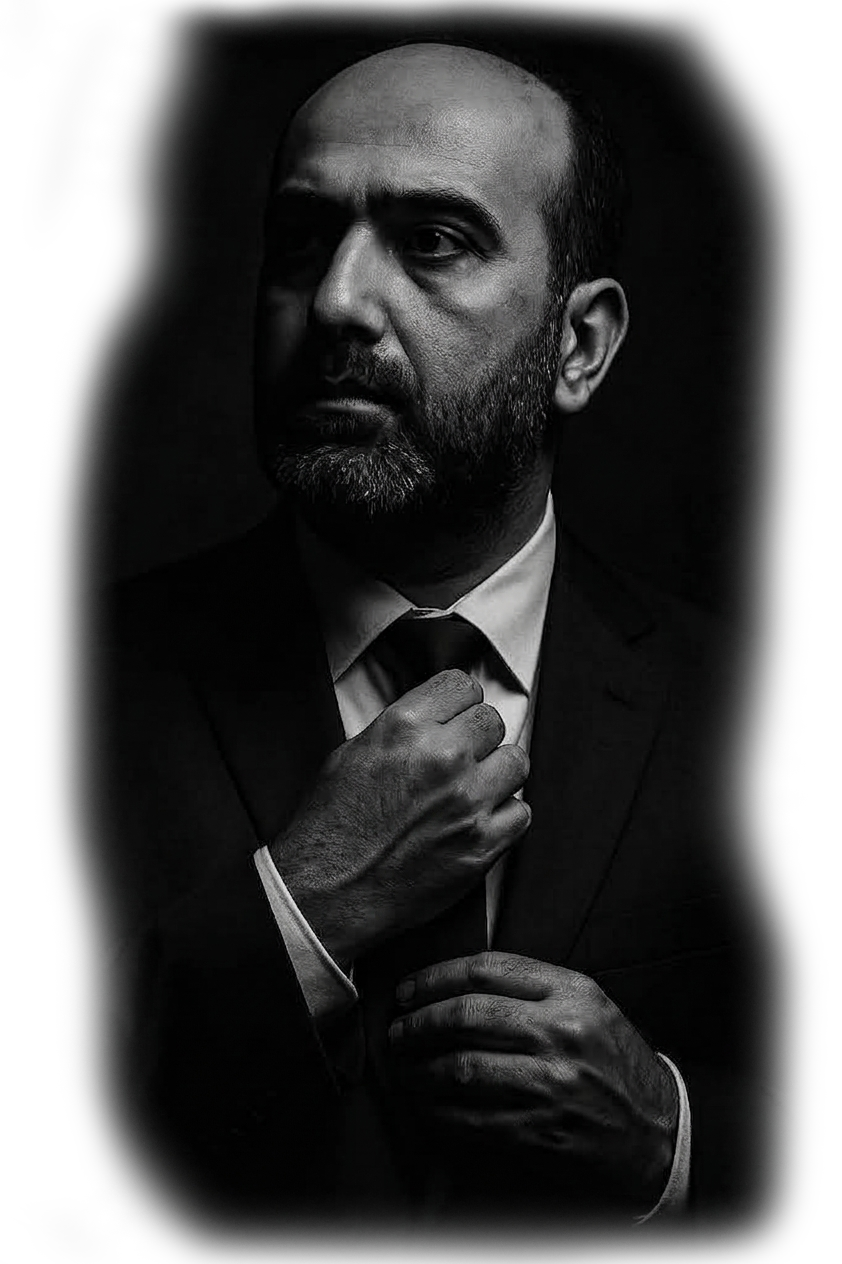 Shahaboddin Hadidi in a suit